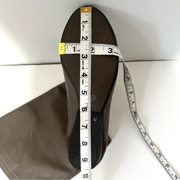 VTG Y2K B Makowsky FREBAY Leather Mocha Mouse Boho Buckle Slouch Boots SZ 7.5W - Picture 12 of 12